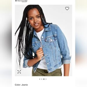 Levi's Original Trucker Jacket Light Blue Size M